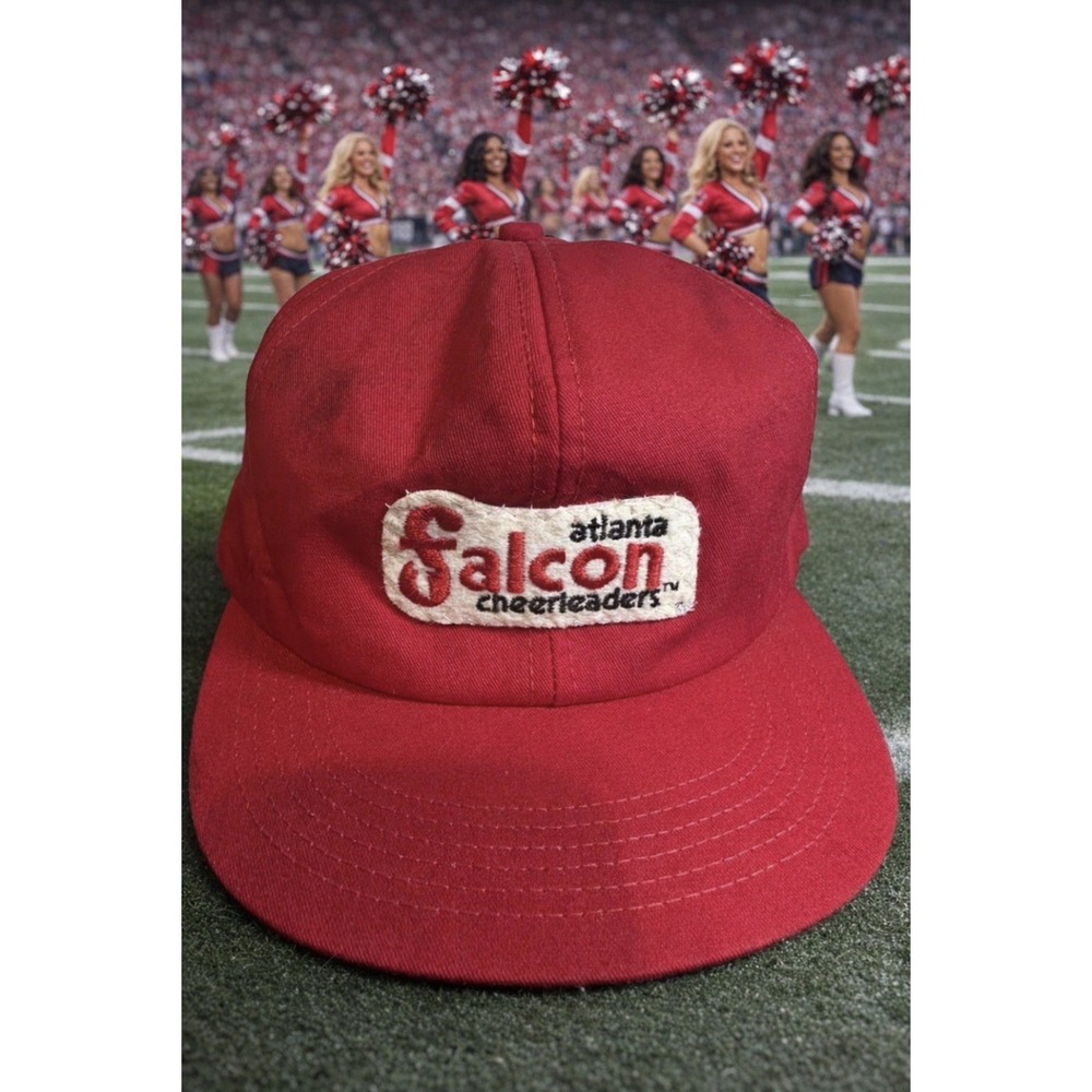 Vintage Atlanta Falcons Cheerleader Snapback Hat NFL Rare